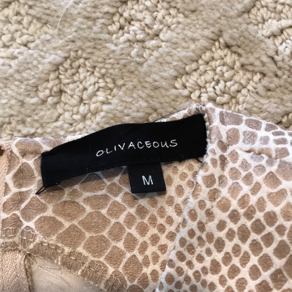 Snakeskin Print Crop Top - Picture 4 of 6